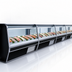 Thumbnail image #4 for Howard-McCray 50-Inch Remote Fish & Poultry Service Case with Curved Glass and LED Lighting