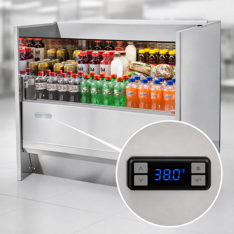 Product image #4 for Federal Industries UCR6033S 60-Inch Undercounter Refrigerated Self-Serve Display Case