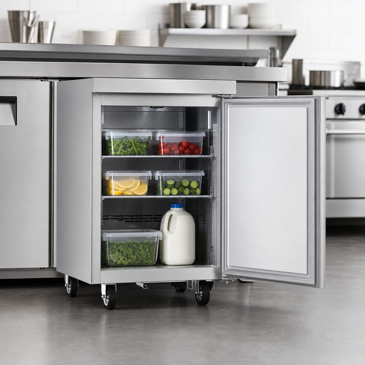 Product image #4 for Delfield 27-Inch One-Section Worktop/Undercounter Refrigerator with 1 Door