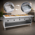 Thumbnail image #4 for Spec-Master HT6OB-208-3 Six-Well Electric Hot Food Table with Open Base, 94.5 Inches Wide