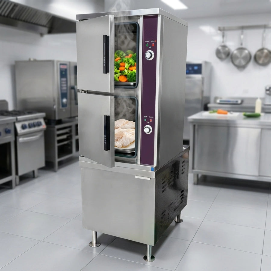 Steam different products simultaneously with ease using the two independent cooking compartments, maximizing your kitchen's versatility.