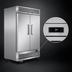 Thumbnail image #5 for Juneau 54-Inch Two-Section Reach-In Refrigerator, Bottom Mount, Solid Hinged Doors