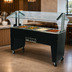 Thumbnail image #4 for Advance Tabco Triumph Supreme 4-Well Portable Hot Food Buffet Table, 120V, Open Base, Black Vinyl Clad