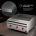 Thumbnail image #4 for Lang LG Series 60-Inch Gas Countertop Griddle with 1-Inch Smooth Steel Plate and Electric Snap-Action Thermostats