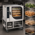 Thumbnail image #5 for Blodgett BX-14G SGL Gas Boilerless Combi Oven Steamer, Floor Model, 14 Hotel Pan / 7 Sheet Pan Capacity
