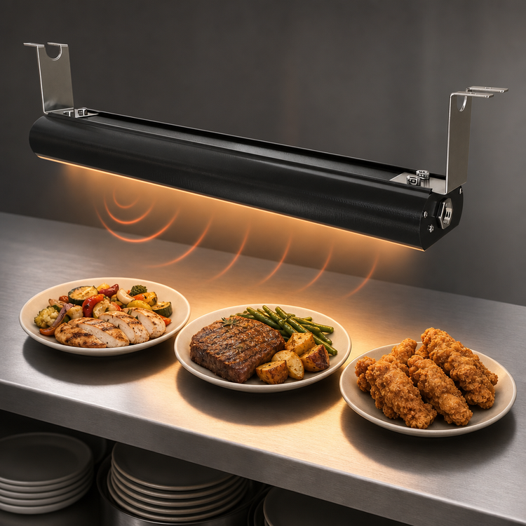 Product image #4 for Vollrath Low Profile 42-Inch Unlighted Strip Heat Lamp, Aluminum Housing, 208V