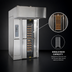 Thumbnail image #4 for Baxter OV500E1 Electric Curved-Front Rotating Rack Oven, Single Rack Capacity