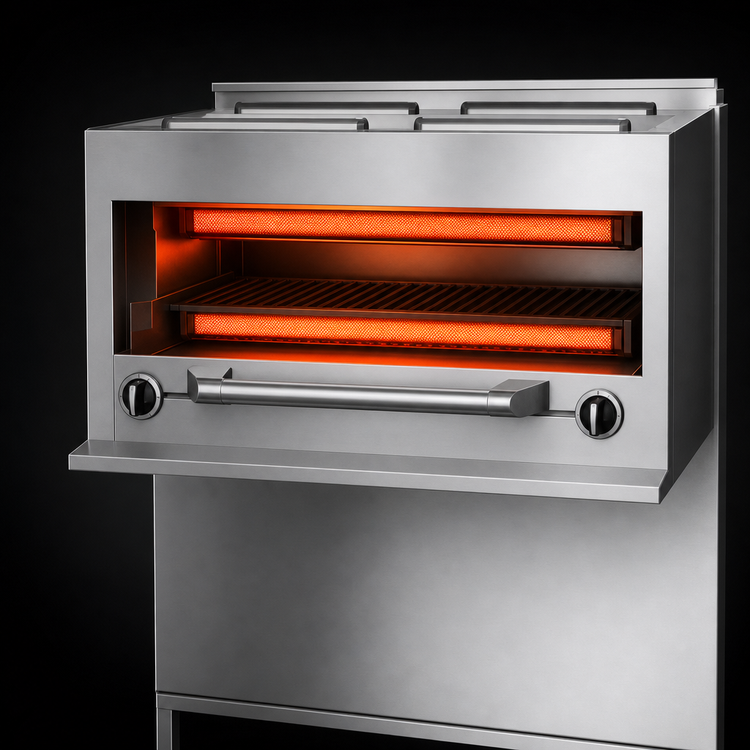 Product image #4 for Garland GF-Series Center-Mounted Gas Infrared Salamander Broiler for GF/GFE48 Ranges