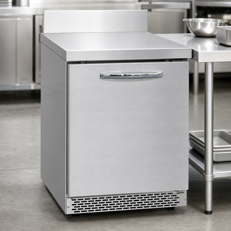 Product image #4 for Continental Refrigerator 27-Inch One-Section Worktop Freezer with Front Breather, 7.4 Cu. Ft., Stainless Steel Top