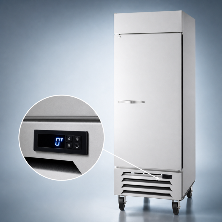 Product image #4 for Beverage-Air Horizon Series One-Section Reach-In Freezer, 30-Inch W, 25.97 Cu. Ft., Solid Door