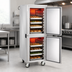 Thumbnail image #4 for FWE Handy Line Mobile Heated Holding Cabinet, Double Compartment Split Cavity, 220-240V