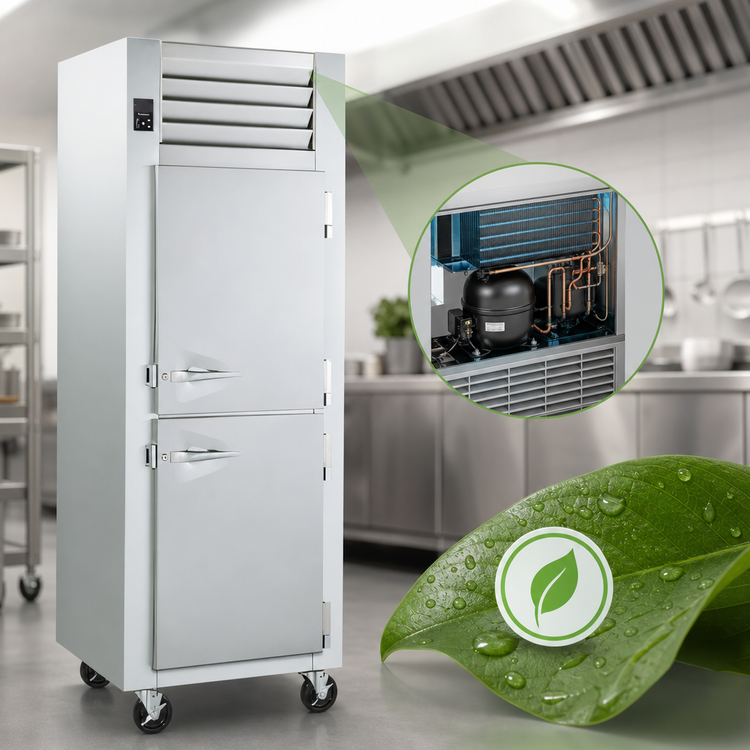 Product image #4 for Traulsen Dealer's Choice G Series 1-Section Reach-In Freezer, Half-Height Solid Door, Left Hinge, Self-Contained