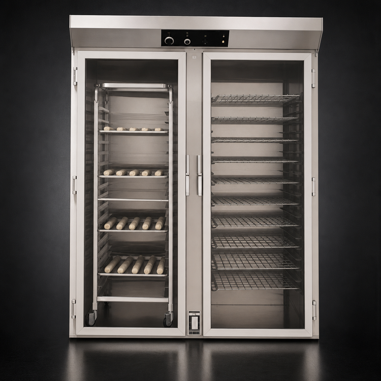Product image #4 for Doyon E236 Roll-In Two-Section Proofer Cabinet with Glass Doors