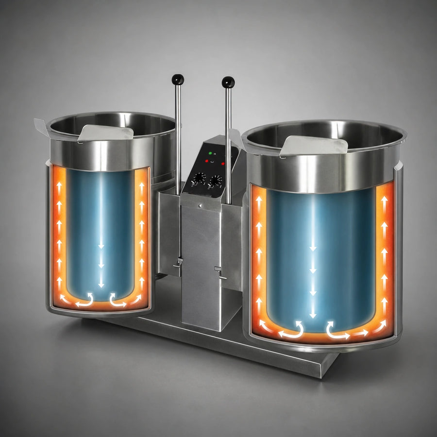 Self-Contained 2/3 Steam-Jacketed Design