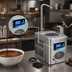 Thumbnail image #4 for Pomati Cube Chocolate Melter with 5 kg Heated Tank and Pedal Doser