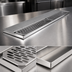 Thumbnail image #4 for Glastender 48-Inch Underbar Stainless Steel Drink Rail with Left Drain