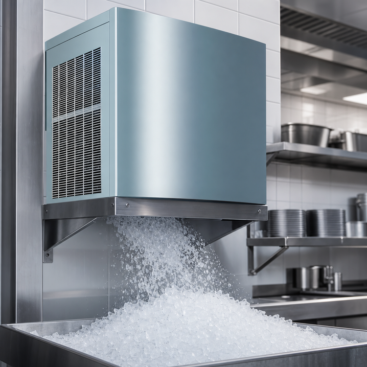 Product image #4 for Manitowoc RFK1300WZ Flake Ice Machine, Water-Cooled, Self-Contained Condenser
