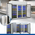 Thumbnail image #4 for Howard-McCray 75 Cu. Ft. 3-Section Glass Door Frozen Foods Merchandiser Freezer