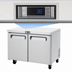 Thumbnail image #4 for Migali Competitor Series Two-Section Undercounter Reach-In Refrigerator, 12 Cu. Ft., Stainless Steel