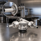 Thumbnail image #4 for Krowne BC-937 Low Profile Stainless Steel S-System European Keg Coupler