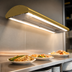 Thumbnail image #4 for Hatco Glo-Ray® 60-Inch Curved Lighted Infrared Strip Heater, Aluminum, Dual LED Lights, 1066 Watts