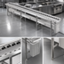 Thumbnail image #4 for Dinex DXIESSW10 10-Foot Stainless Steel Skate Wheel Tray Make-Up Conveyor