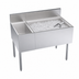 Thumbnail image #4 for Krowne Royal Series 42-Inch Underbar Multi-Station Ice Bin with Left Insulated Bottle Storage and Right Ice Bin