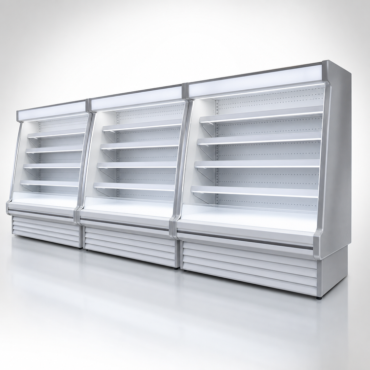 Product image #4 for Howard-McCray 35E Series Sloped Dairy Open Merchandiser, 39-Inch Self-Contained, Endless Design