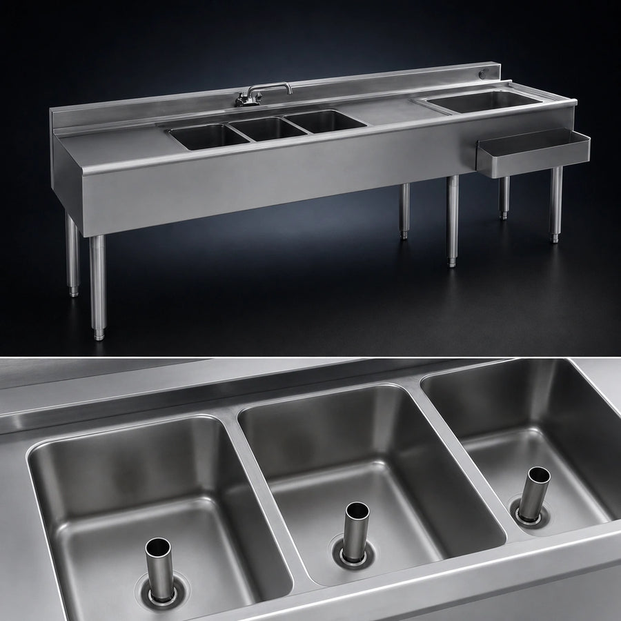 Three Sink Bowls