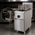 Thumbnail image #4 for IKON Cooking IGF-75/80-NG Natural Gas Tube Fryer, 75-80 lb Capacity, Millivolt Controls