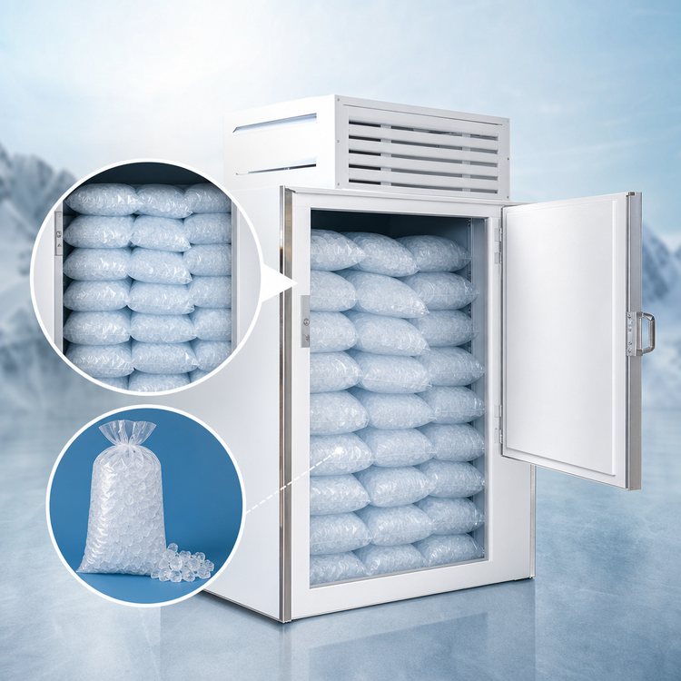 Product image #4 for Fogel ICB-1 Outdoor Bagged Ice Merchandiser Freezer, 47 Cu. Ft., 1 Solid Door, Top-Mounted Self-Contained Refrigeration