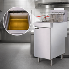 Thumbnail image #4 for Hurakan by Equip.me 50 lb Natural Gas Floor Fryer, 120,000 BTU, Stainless Steel