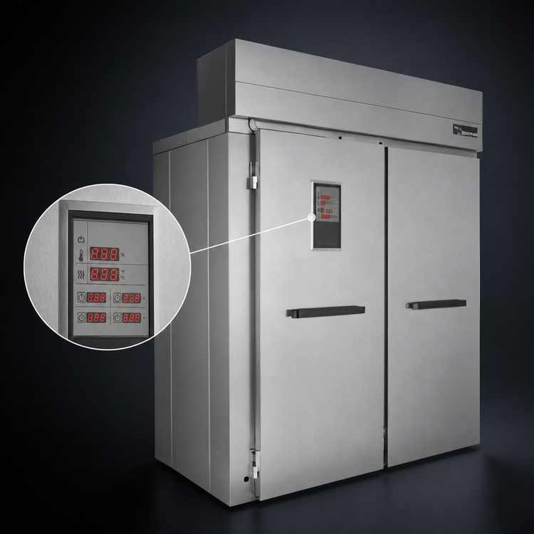 Product image #4 for Baxter PW2S 120.5"D Roll-In Double Wide Electric Proof Box with Digital Controls, Without Floor