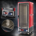 Thumbnail image #4 for Metro C5 3 Series Full-Height Mobile Moisture Heated Holding and Proofing Cabinet with Solid Doors and Fixed Wire Slides