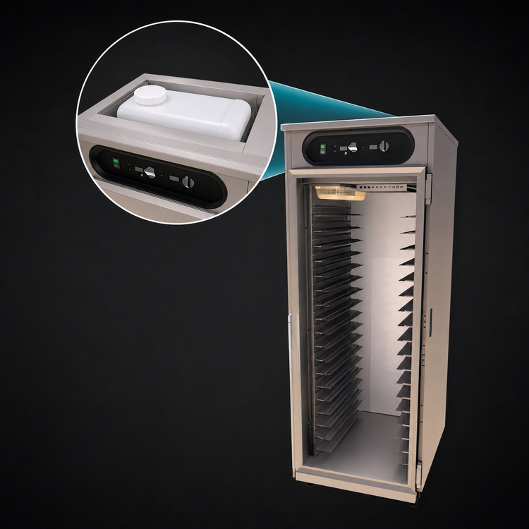 Product image #4 for Carter-Hoffmann VaporPro HL10-18 Full-Height Humidified Holding Cabinet, Solid Door, 36 12" x 20" Pan / 18 18" x 26" Pan Capacity