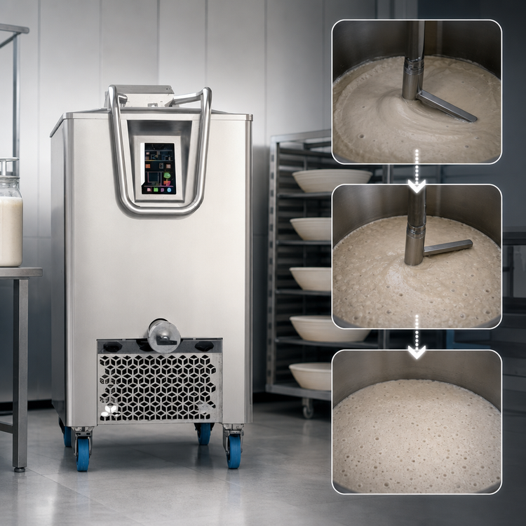 Product image #5 for Tradilevain TL110 Artisan Sourdough Starter Fermenter, 29 Gallon, 208V, 3-Phase