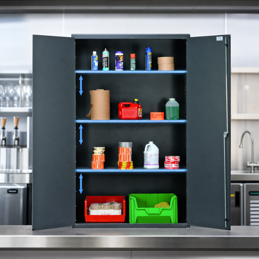 Three Adjustable Shelves