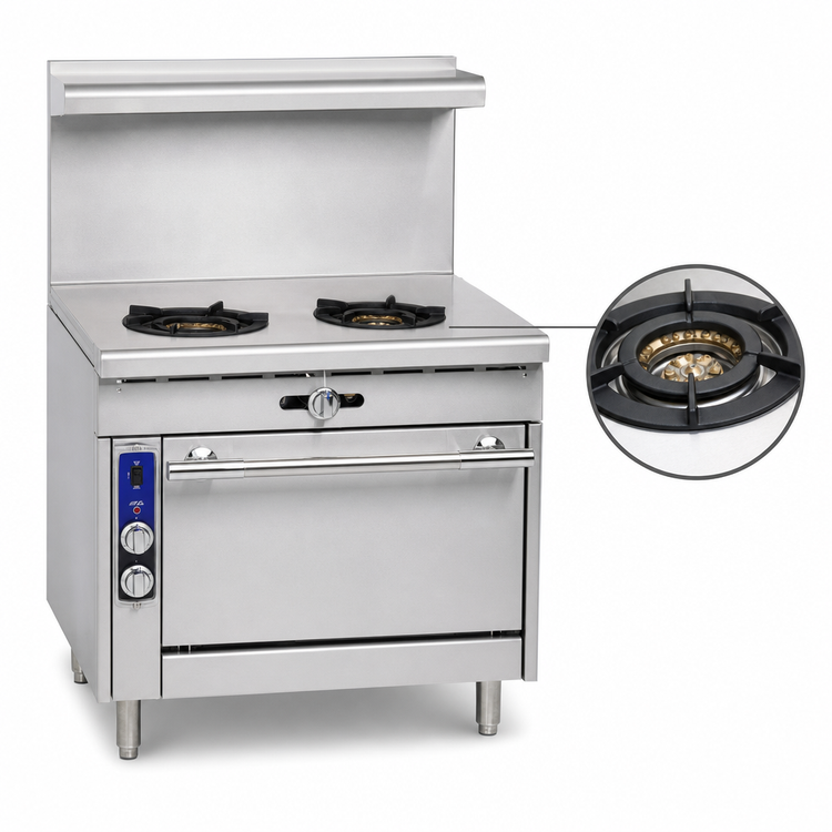 Product image #4 for Imperial Spec Series Heavy-Duty 36-Inch Gas Modular Range with (2) 18-Inch French Tops