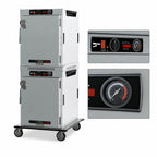 Thumbnail image #5 for Metro HotBlox™ HBCW16-AS-T Stacked Dual-Cavity Heated Transport Cabinet, 16 Full-Size Pan Capacity, Analog Controls, Solid Doors