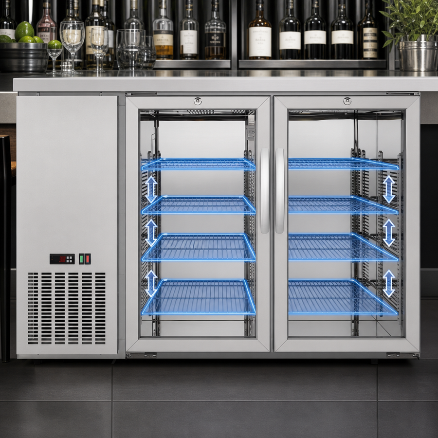 Four Adjustable Shelves