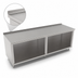 Thumbnail image #4 for John Boos Open-Front Modular Base Work Table with 14-Gauge Stainless Steel Top, 132 x 24 Inches