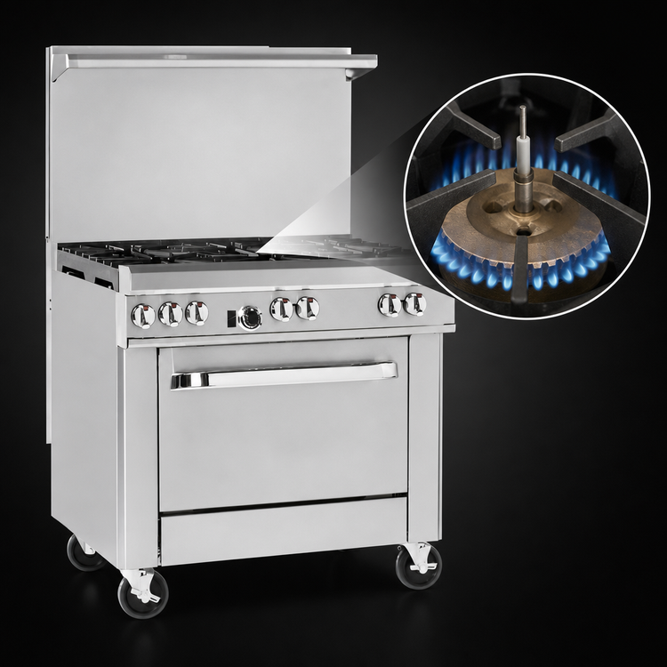 Product image #4 for Southbend Ultimate 36-Inch Gas Restaurant Range with 24-Inch Griddle and Convection Oven