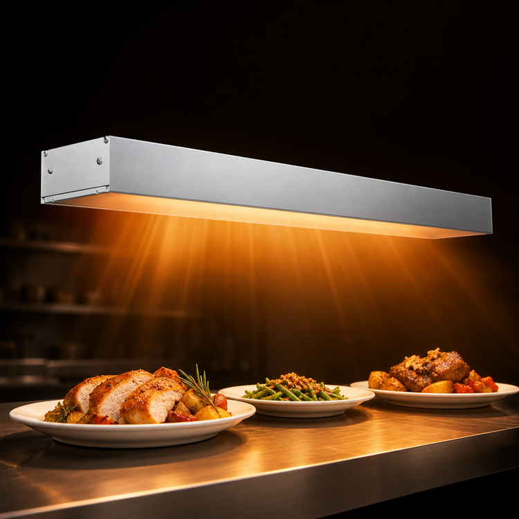 Product image #4 for Hatco Glo-Ray® 72-Inch High-Wattage Unlighted Infrared Strip Heater with Single Tubular Metal Heater Rod