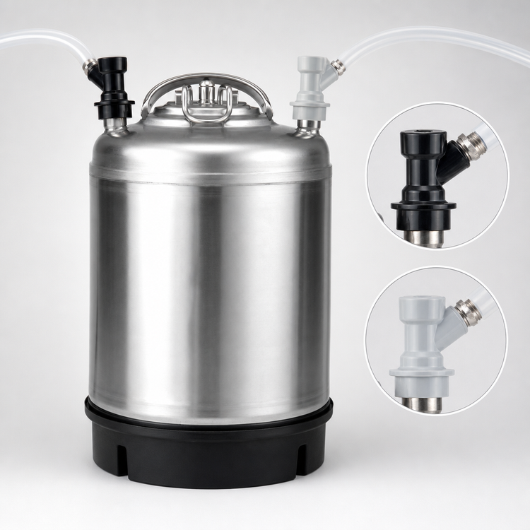Product image #4 for Perlick 2.5 Gallon 2-Port Cocktail Keg with Ball Lock Connections