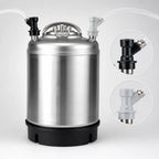 Thumbnail image #4 for Perlick Corporation CC2.5NAT 2.5-Gallon 2-Port Cocktail Keg with Ball Lock Connections