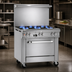 Thumbnail image #4 for Southbend Ultimate 36-Inch Gas Restaurant Range with Cabinet Base and 6 Open Burners