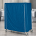 Thumbnail image #4 for Metro Mariner Blue Nylon Banquet Cart Cover, 48 Inch W x 24 Inch D x 54 Inch H