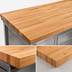 Thumbnail image #4 for John Boos Appalachian Red Oak Island Countertop, 72 x 38 x 1-1/2 Inches, Blended Edge Grain
