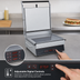 Thumbnail image #5 for Hatco Single Flat-Plate Commercial Panini Grill with Digital Controls, 500°F