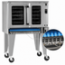 Thumbnail image #4 for Southbend Platinum Series Full-Size Single Deck Gas Convection Oven, Standard Depth, Touchscreen Controls, Dependent Doors, 70,000 BTU
